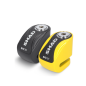 Shad SC21 bloccadisco moto Disc Lock giallo e carbon look Perno 5,5 mm