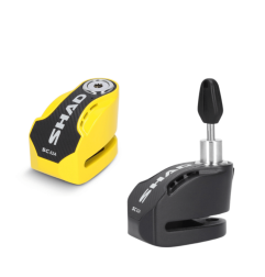 Shad SC62A bloccadisco sonoro moto con allarme 120 dB giallo/carbon