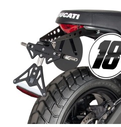 Barracuda DR8104 Portatarga Modello Street Ducati Scrambler (2014-2022)