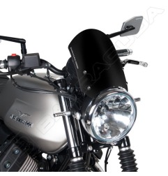 Barracuda MG7300-17N Cupolino Classic Alluminio Nero per Moto Guzzi V7 III