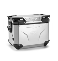 Givi OBKEV48AAR Valigia Laterale Destra Trekker Outback Evo in Alluminio Anodizzato da 48 litri