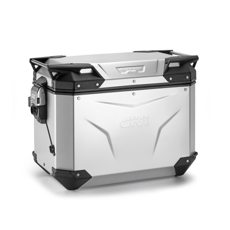 Givi OBKEV48AAR Valigia Laterale Destra Trekker Outback Evo in Alluminio Anodizzato da 48 litri