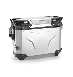 Givi OBKEVS33AAR Valigia Laterale Destra Trekker Outback Evo in Alluminio Anodizzato da 33 litri