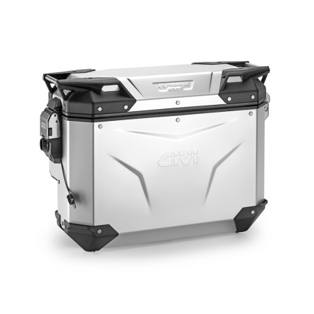 Givi OBKEVS33AAR Valigia Laterale Destra Trekker Outback Evo in Alluminio Anodizzato da 33 litri