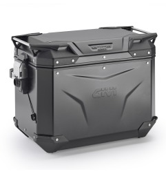 Givi OBKEV44BL Valigia Laterale Sinistra Trekker Outback Evo in Alluminio Nero da 44 litri