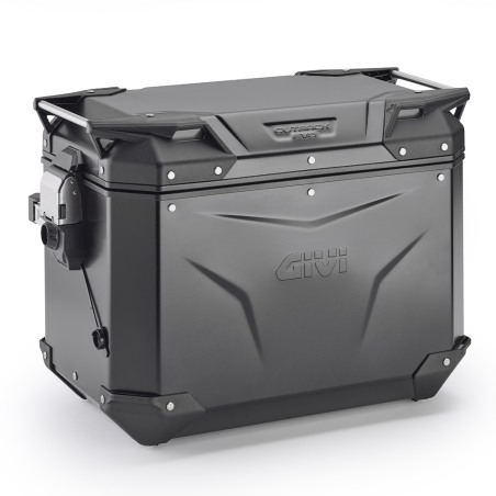 Givi OBKEV44BL Valigia Laterale Sinistra Trekker Outback Evo in Alluminio Nero da 44 litri