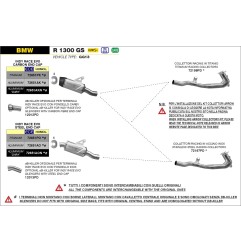 Arrow 72197PD Collettori racing in acciaio inox per BMW R 1300 GS dal 2024