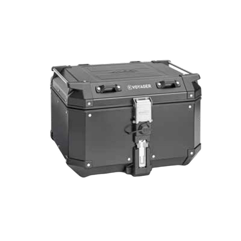 Bauletto  Top Case Kappa KVG480B K Voyager da 48L in alluminio Nero MONOKEY