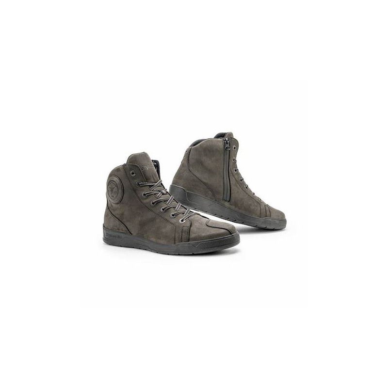 Sneakers da moto Stylmartin Tank WP Ash in pelle nubuck