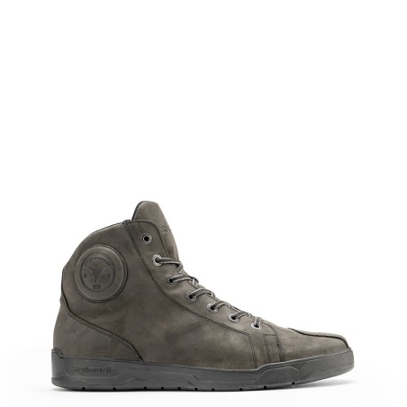 Sneakers da moto Stylmartin Tank WP Ash in pelle nubuck