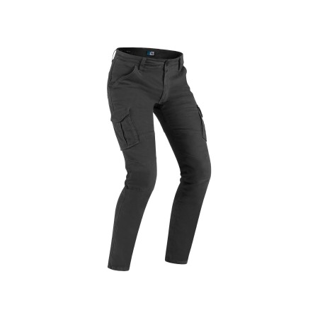 Pantaloni cargo da moto in tessuto Bull elasticizzato PMJ Santiago