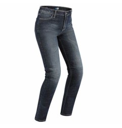 Jeans da moto donna tecnologia Twaron e protezioni CE PMJ Rider Lady