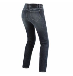 Jeans da moto donna tecnologia Twaron e protezioni CE PMJ Rider Lady