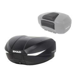 Bauletto Espandibile Shad SH58X Carbon Look 46-58L Schienalino incluso