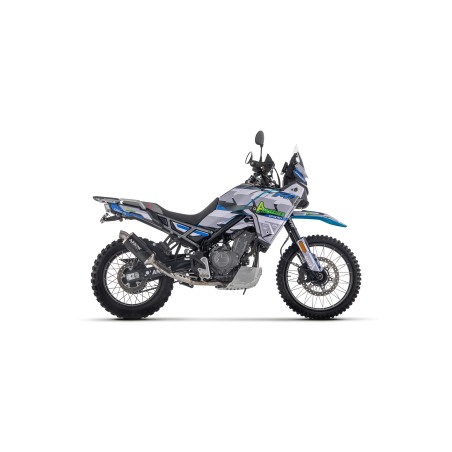 Arrow 72655AON Terminale Indy Race EVO alluminio Dark con fondello inox per CF Moto 450 Mt dal 2024