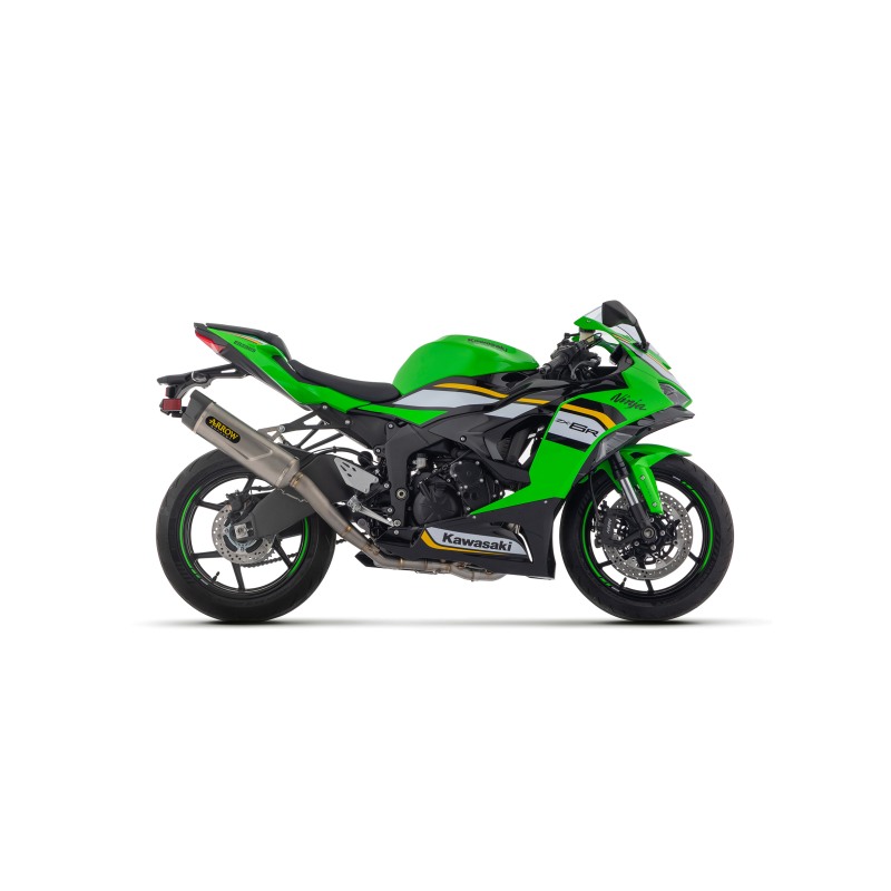 Arrow 71242PK Terminale Indy Race EVO titanio Track Day per kit completo Competition per Kawasaki Zx-6R 636 dal 2024