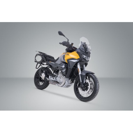 Coppia Telai portavaligie Laterali PRO SW Motech KFT.17.624.30000/B su Moto Guzzi Stelvio