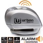 Bloccadisco URBAN UR22 allarme 120 dB, metallo spazzolato, perno 6 mm