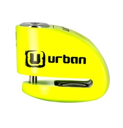 Bloccadisco URBAN UR906X con allarme 120 dB, perno 6 mm, giallo