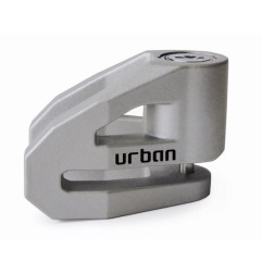 Bloccadisco URBAN UR206T titanio, perno Ø6 mm, con cavo promemoria