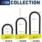 Antifurto URBAN UR120 U-Lock SRA, Ø18 mm, Alto 220, in acciaio temprato