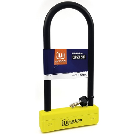 Antifurto URBAN UR120 U-Lock SRA, Ø18 mm, Alto 310, in acciaio temprato