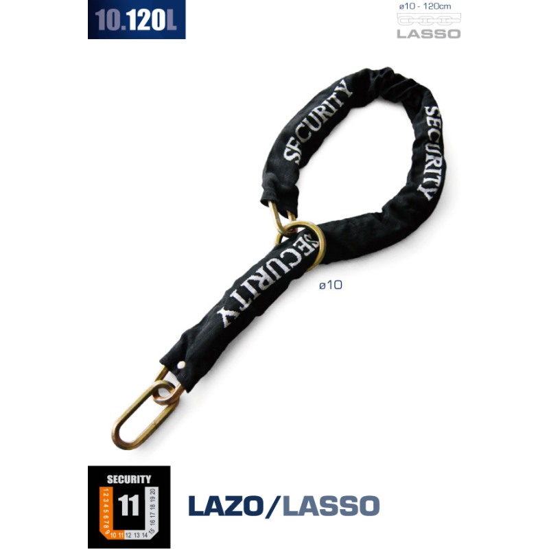 Catena Urban 10L Ø10 mm con sistema lasso, lunghezza 120 cm