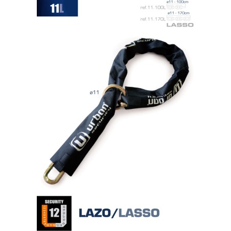 Catena Urban 11L Ø11 mm con sistema lasso, lunghezza 100 cm