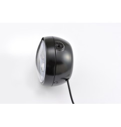 Daytona 88633 Fanale anteriore a LED "CAPSULE120" - montaggio laterale, NERO E-MARKED