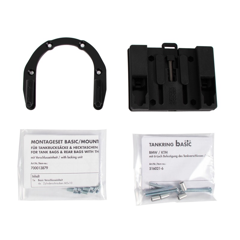 Hepco Becker 5166524 00 01 Tankring BASIC con fissaggio per borsa serbatoio per BMW F 900 R dal 2020 al 2024