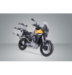 Sw Motech ADV.17.624.75000/S Set Bagaglio Adventure Grigio Alluminio Moto Guzzi Stelvio