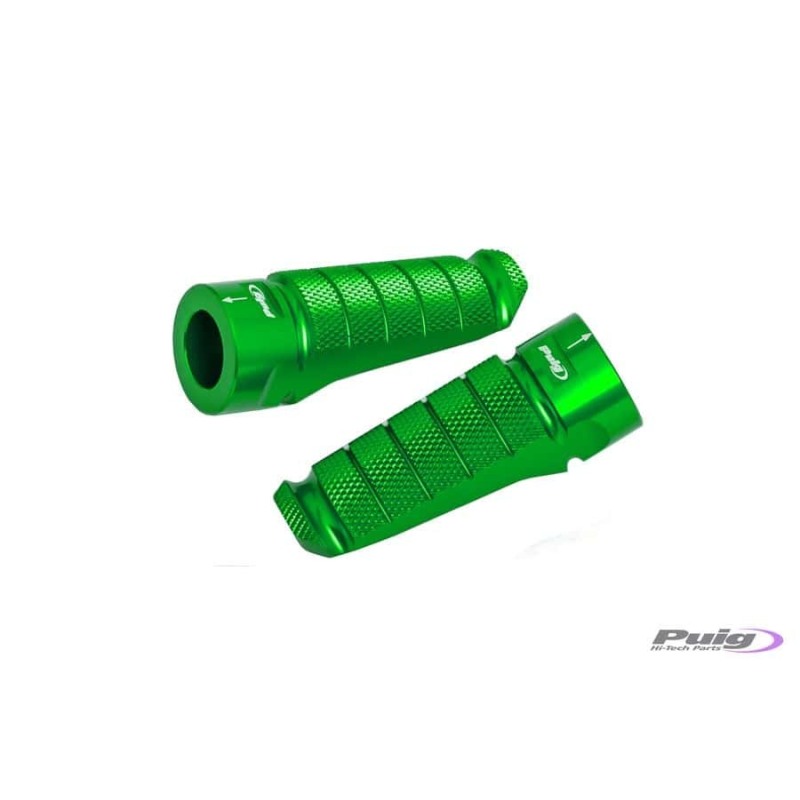 Puig 20853 Trail 2.0 pedane moto conducente in alluminio anodizzato