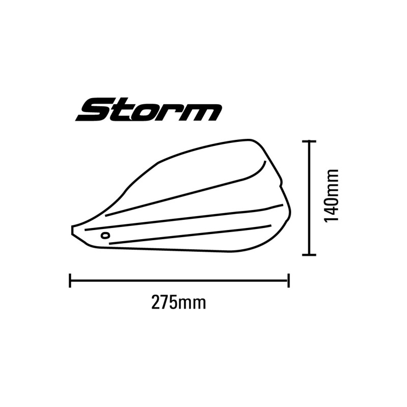 Kit istallazione paramani Universale Barkbusters STM-005-NP 1 Punti  ancoraggio