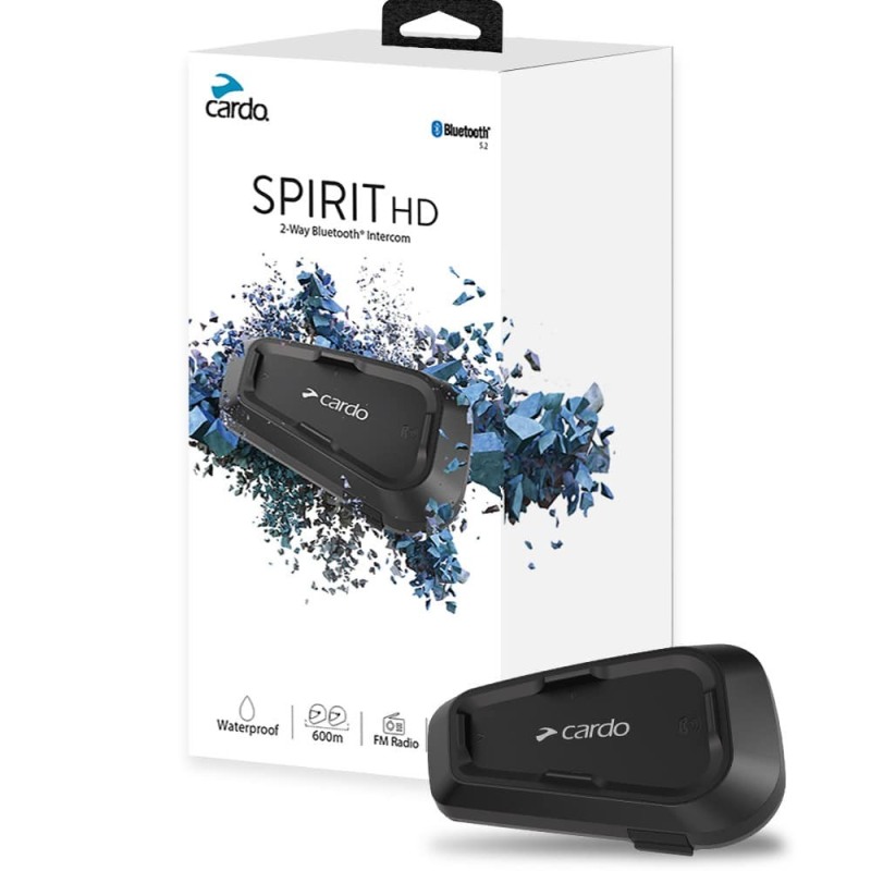 Interfono moto Singolo Cardo Spirit HD Bluetooth SPRT0002