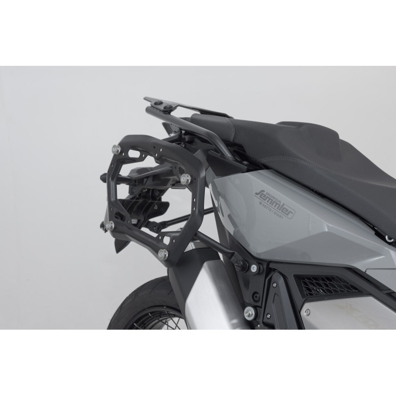 Sistema di valigie TRAX ADV 45/45 argento, Honda Crosstourer - SW-MOTECH