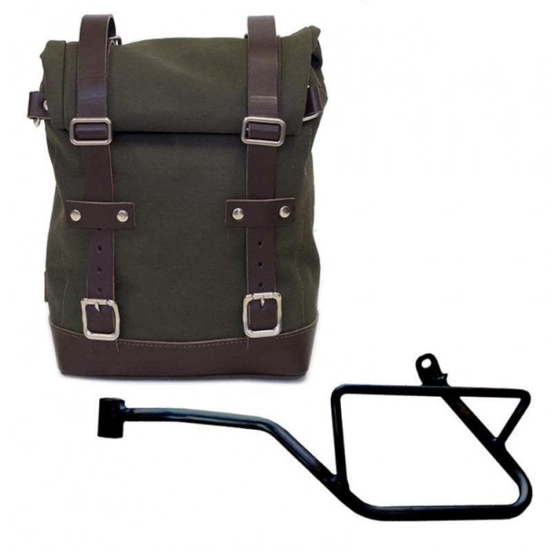 Borsa laterale Canvas + Telaio Guzzi V7 DX