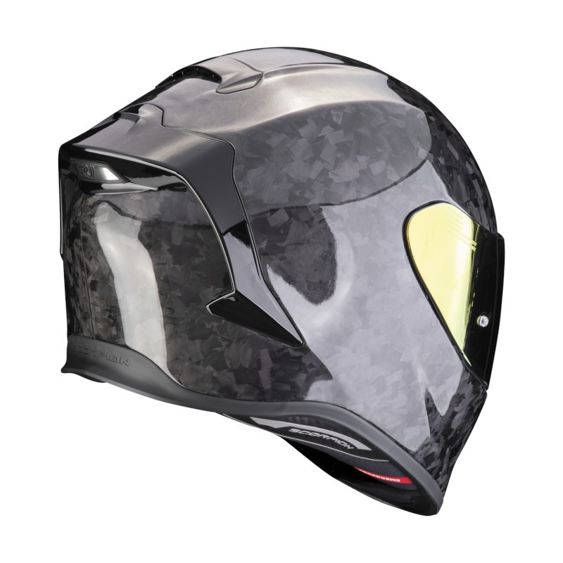 Casco integrale moto fibra Scorpion Exo 1400 Carbon air lucido