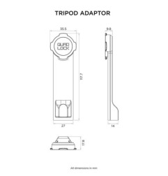 Quad Lock QLM-TRI-3 Adattatore treppiede