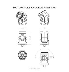 Quad Lock QLP-MOT-KA Supporto snodato