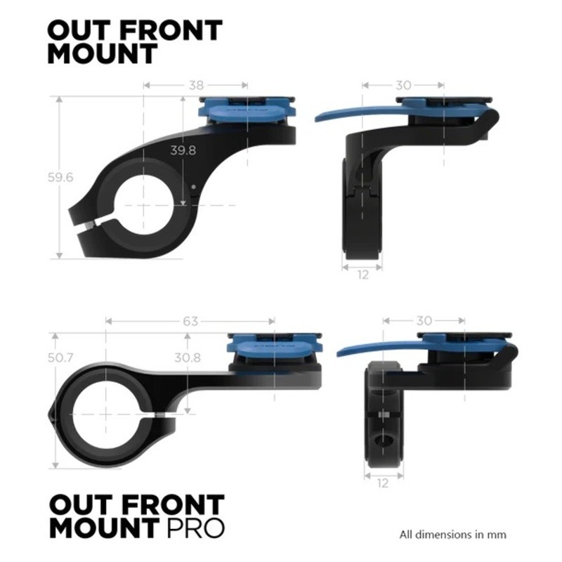 Quad Lock Out Front Mount Supporto manubrio