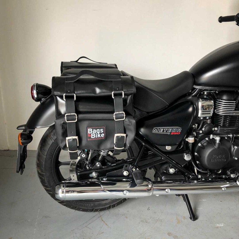 Bags&Bike CAMION/MET Coppia Di Borse Laterali Modello Camion Per Meteor 350 Royal Enfield