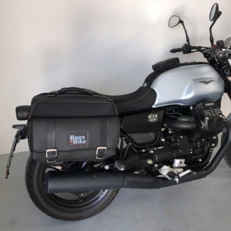 Bags&Bike Travel/B/V7/01 Coppia Borse Laterali Travel Per Moto Guzzi V7 2021