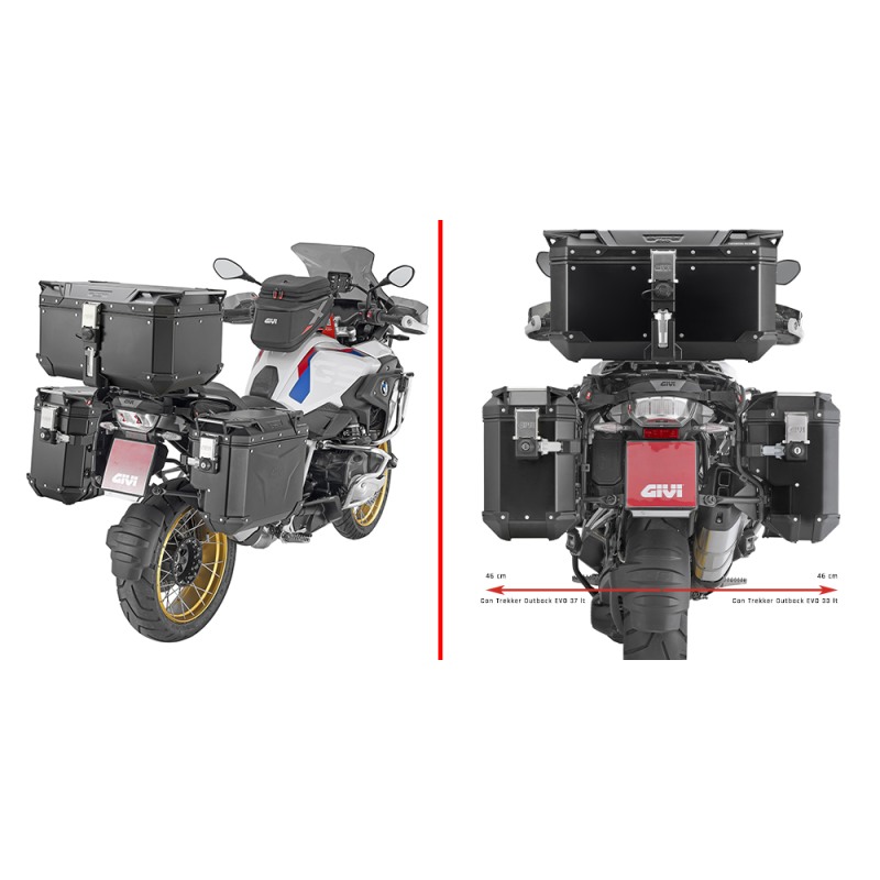 Givi PLOS5108CAM Portavaligie Outback EVO BMW R1250GS 19-23