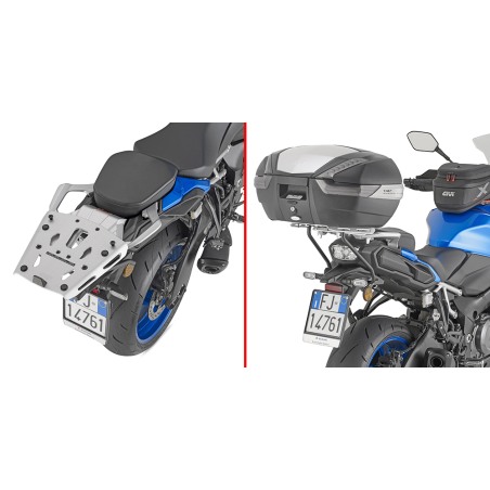 Piastra supporto bauletto in alluminio Givi SRA3128 per moto  Suzuki GSX-S 1000 GX dal 2024