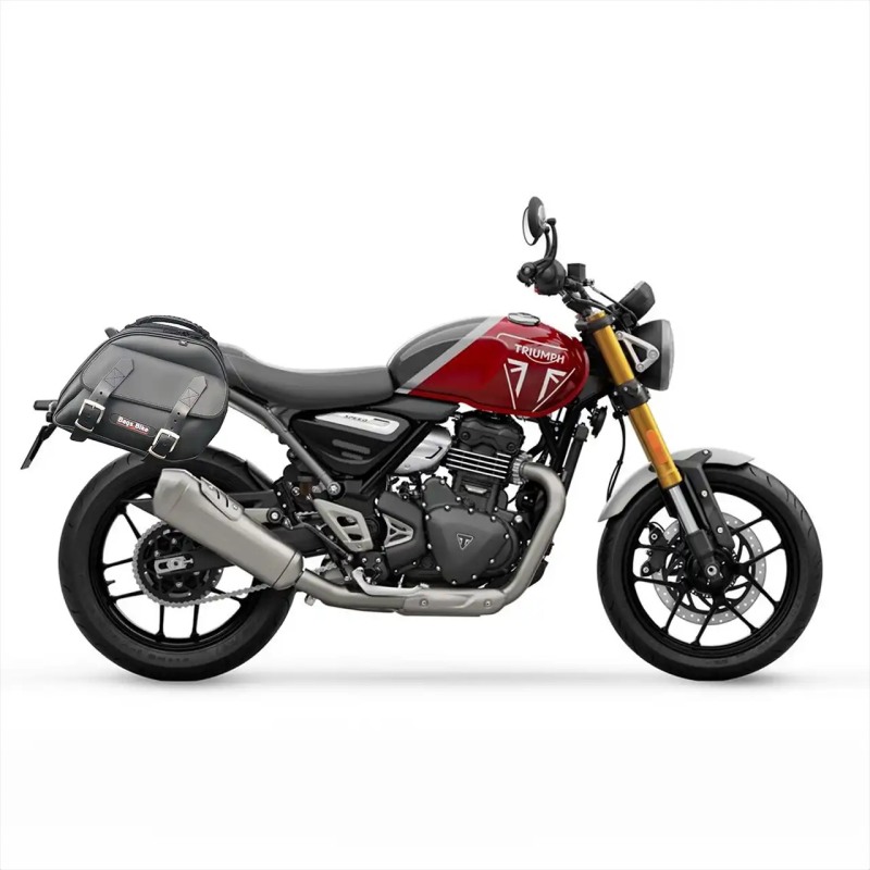 Borse laterali Per Triumph Speed e Scrambler 400 Bags Bike EXPLORER Nero