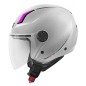 Givi 11.7 Solid Lady Casco Jet da scooter Fucsia