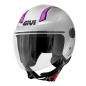 Givi 11.7 Solid Lady Casco Jet da scooter Fucsia