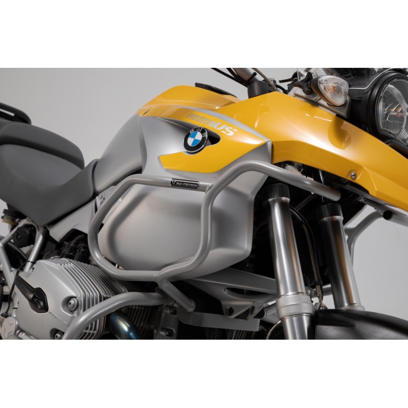 SW-Motech SBL.07.552.10001/S Barra di protezione superiore Argento per BMW R1200 GS (04-07)