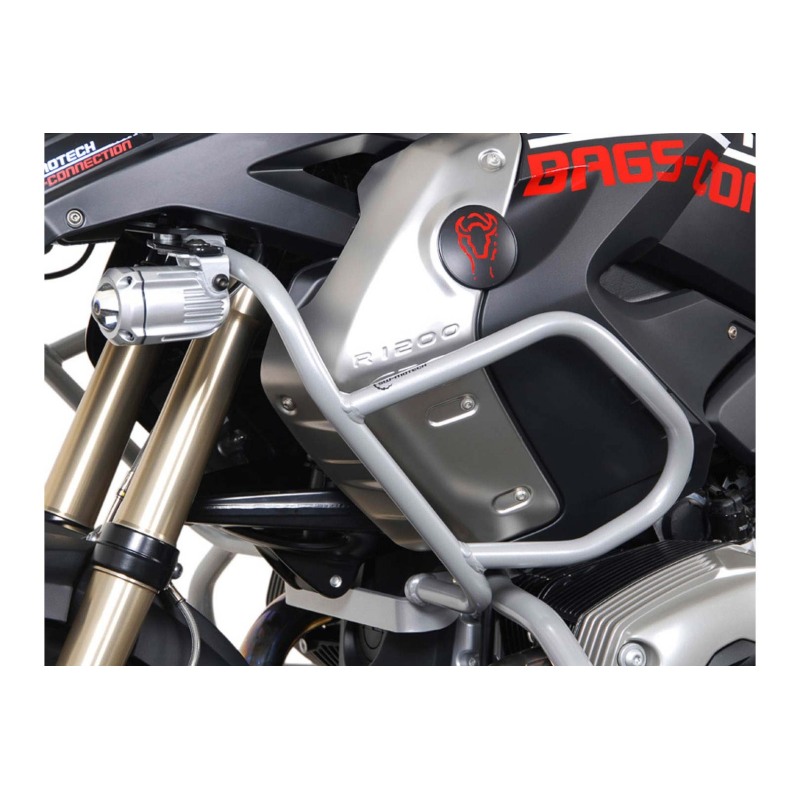 SW-Motech SBL.07.565.10000/S Barra di protezione superiore Argento per BMW R1200GS (08-12)