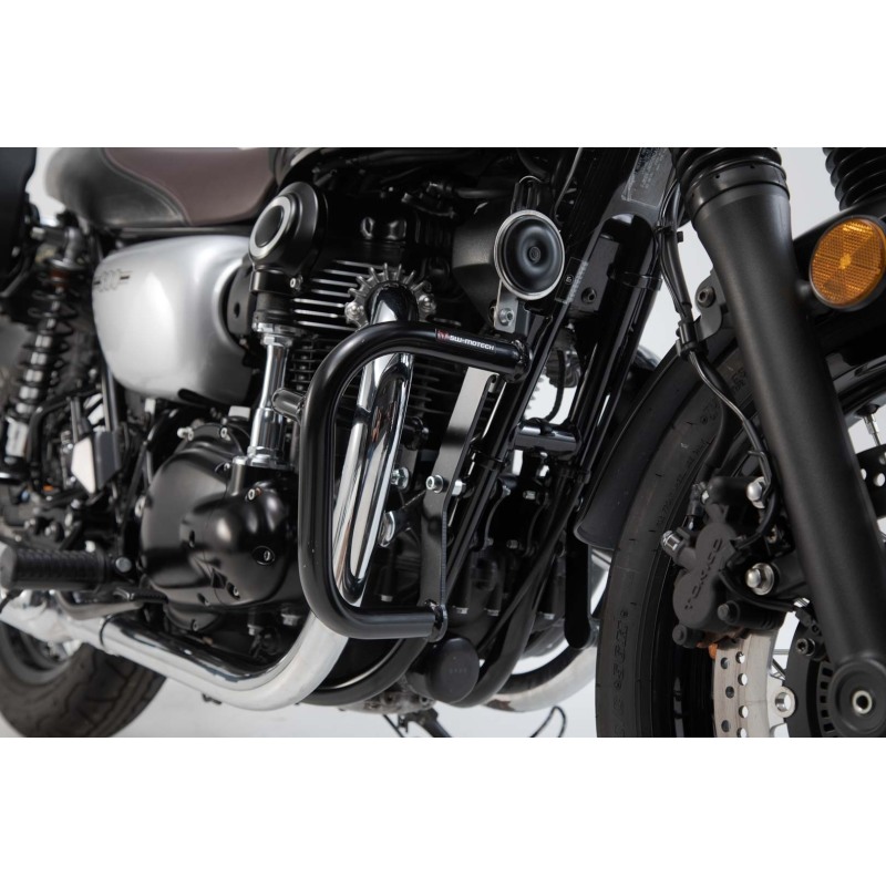 SW-Motech SBL.08.933.10000/B Barra di protezione motore Nero per Kawasaki W800 Street / Cafe (18-)